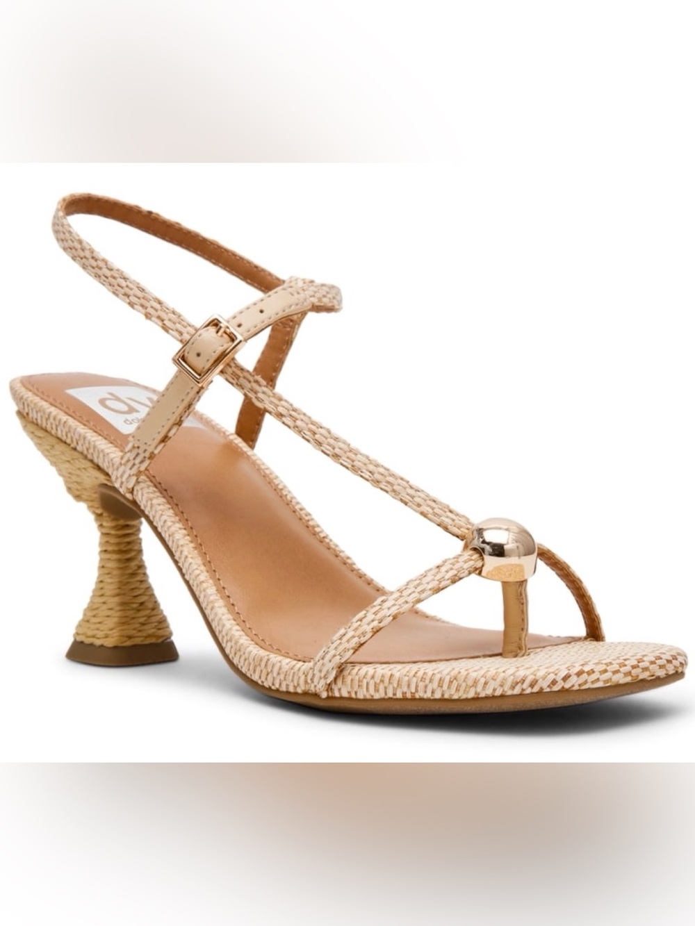 🆕 DV Dolce Vita Women's Arria Adjustable Strap Heeled Sandal Size 11